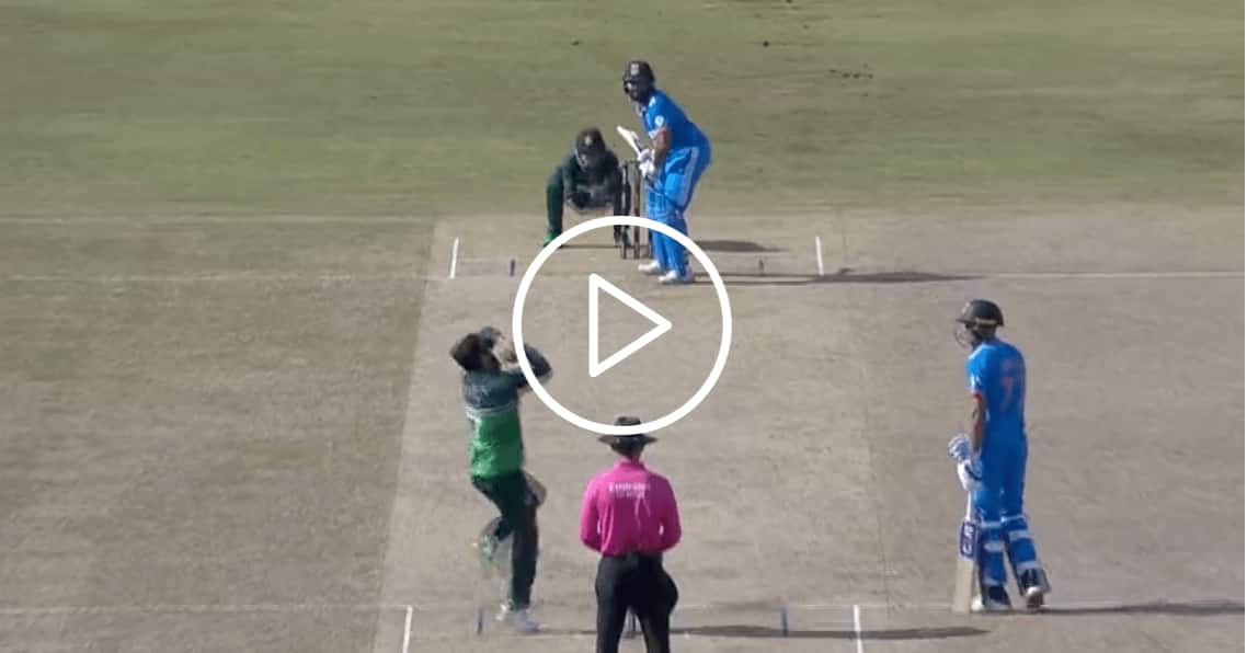[Watch] 6,6,4! Rohit Sharma Schools Shadab Khan, Completes 50th ODI Fifty With Huge Six